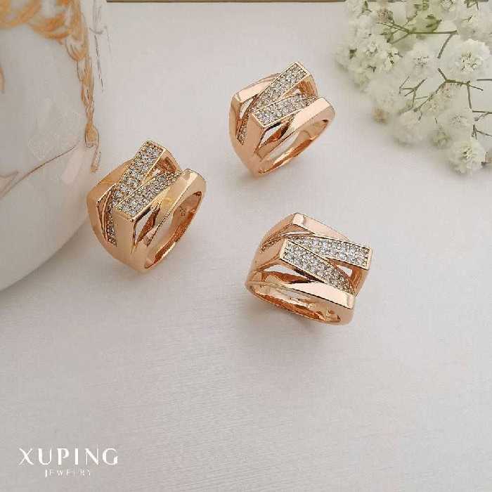 انگشتر  پله ای نگین دار ژوپینگ