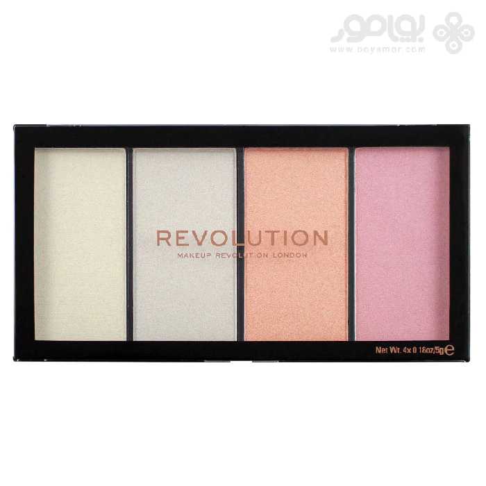 پالت هایلایتر رولوشن سری LUSTRE LIGHTS مدل COOL