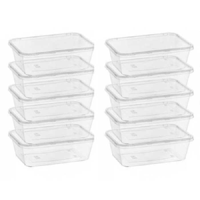 ظرف یکبار مصرف مدل q853 بسته 10 عددی