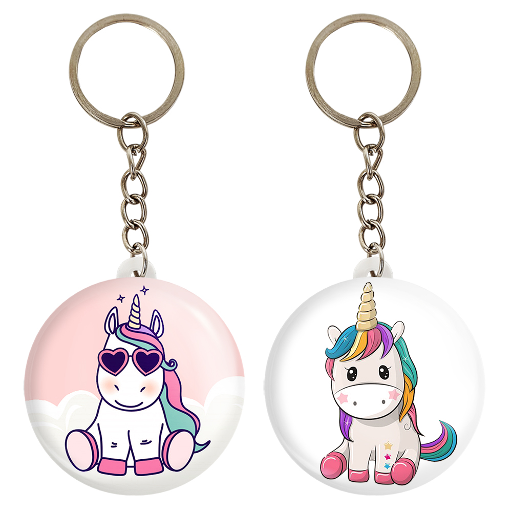 جاکلیدی خندالو مدل اسب تک شاخ کد 11061100 مجموعه 2 عددی