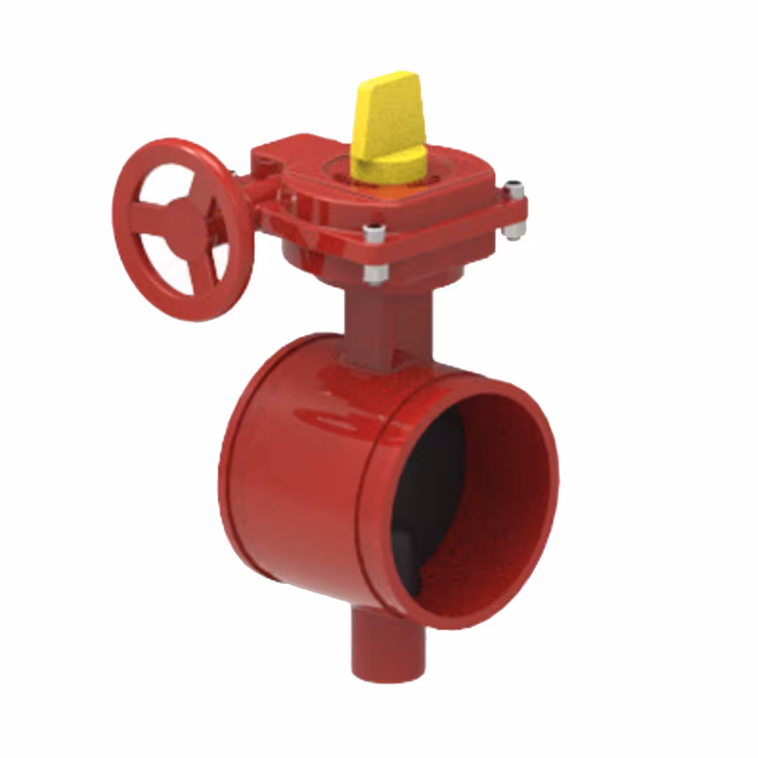 شیر پروانه ای Grooved Butterfly valve