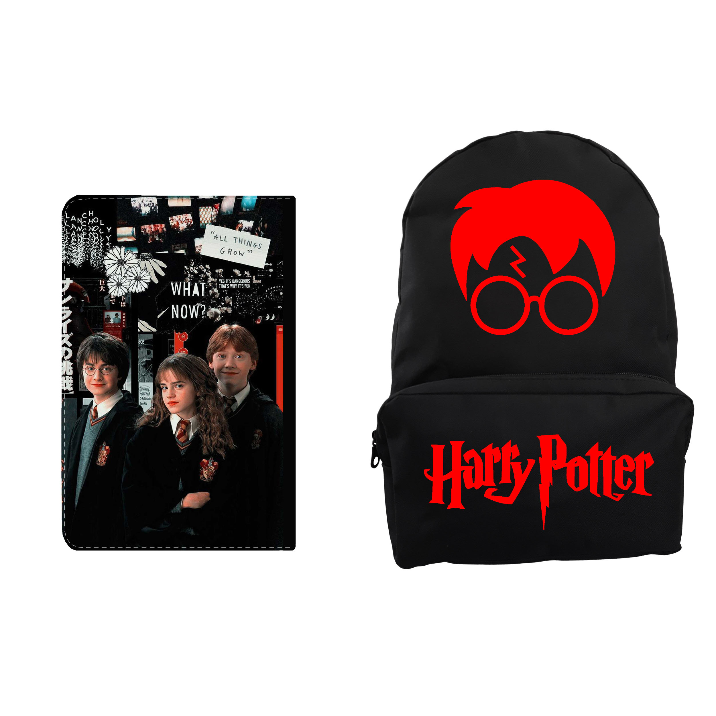 کوله پشتی مدل Harry Poter کد K-30 به همراه کلاسور 