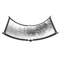 رفلکتور مدل نیم دایره سایز 160x60 سانتی متر