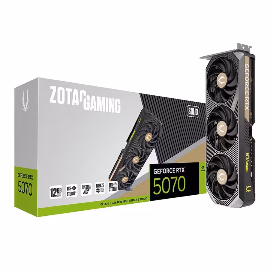کارت گرافیک گیمینگ زوتک مدل GAMING GeForce RTX 5070 SOLID