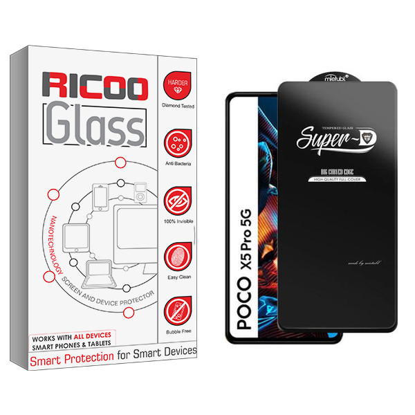 محافظ صفحه نمایش ریکو مدل RC SuperD مناسب برای گوشی موبایل شیائومی Poco X5 Pro 5G | کالا برتری