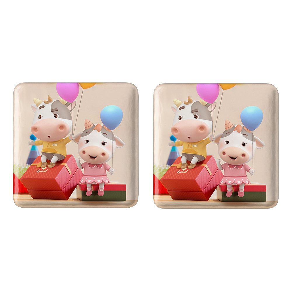 پیکسل خندالو مدل گاو کد 3406 به همراه مگنت