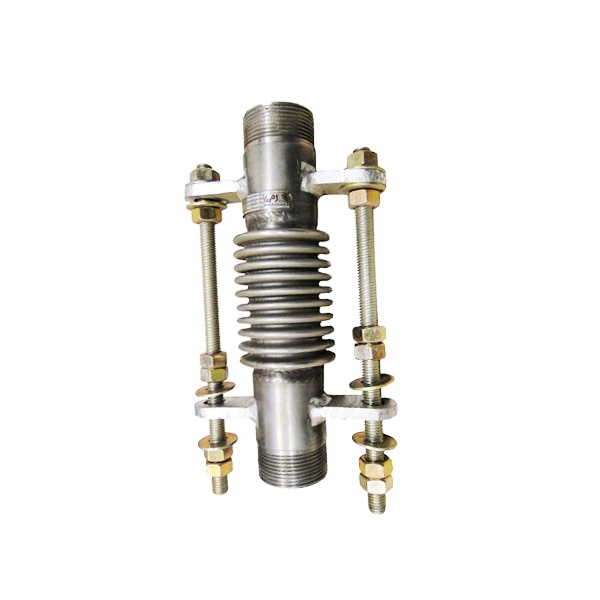 لرزه گیر آکاردئونی سر دنده تمام استیل مهاردار سایز 3.4 اینچ ارتعاشات صنعتی ایران