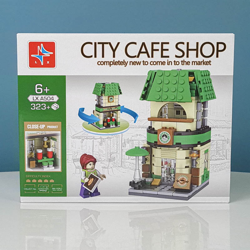 اسباب بازی لگو 323 تکه مدل مغازه قهوه فروشی کد LXA504