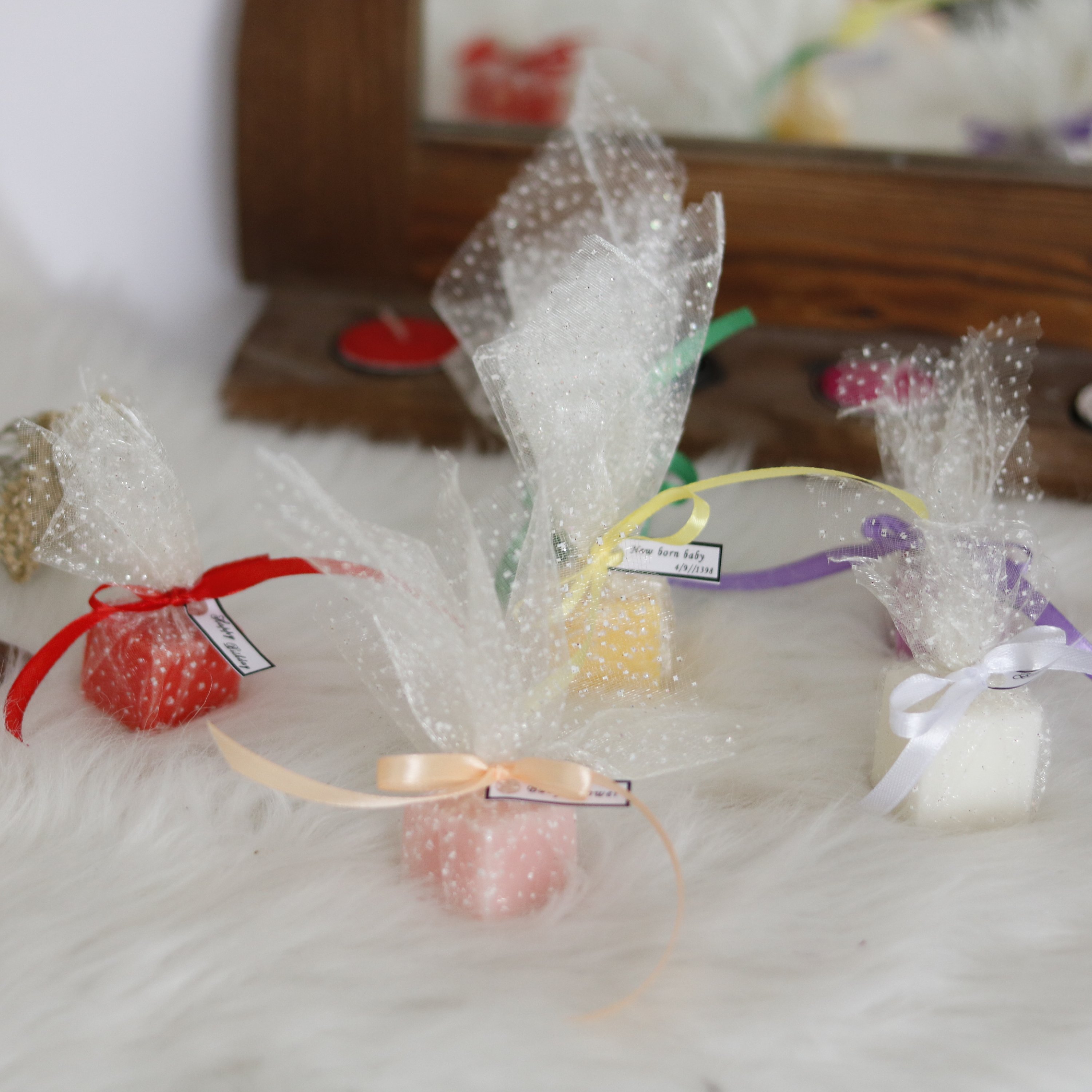 شمع گیفت مکعب