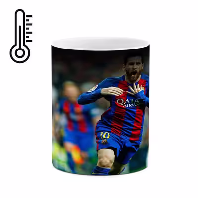 ماگ حرارتی طرح فوتبالیست Messi مدل mgph12431
