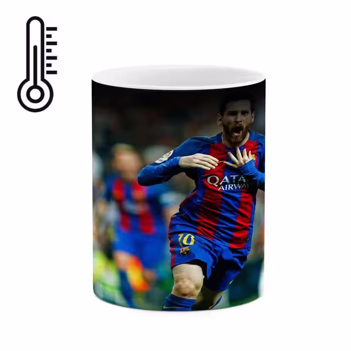 ماگ حرارتی طرح فوتبالیست Messi مدل mgph12431