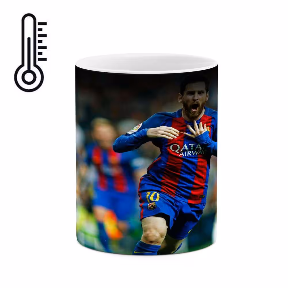ماگ حرارتی طرح فوتبالیست Messi مدل mgph12431