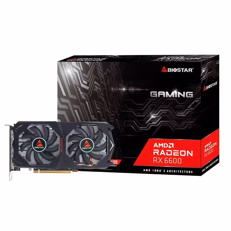 کارت گرافیک Biostar Raderon RX6600 8G GDDR6 128Bit