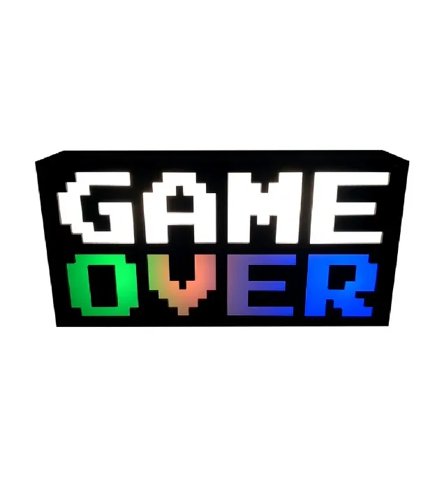 خرید آیکون لایت طرح GAME OVER کد GAS-01 قیمت روز