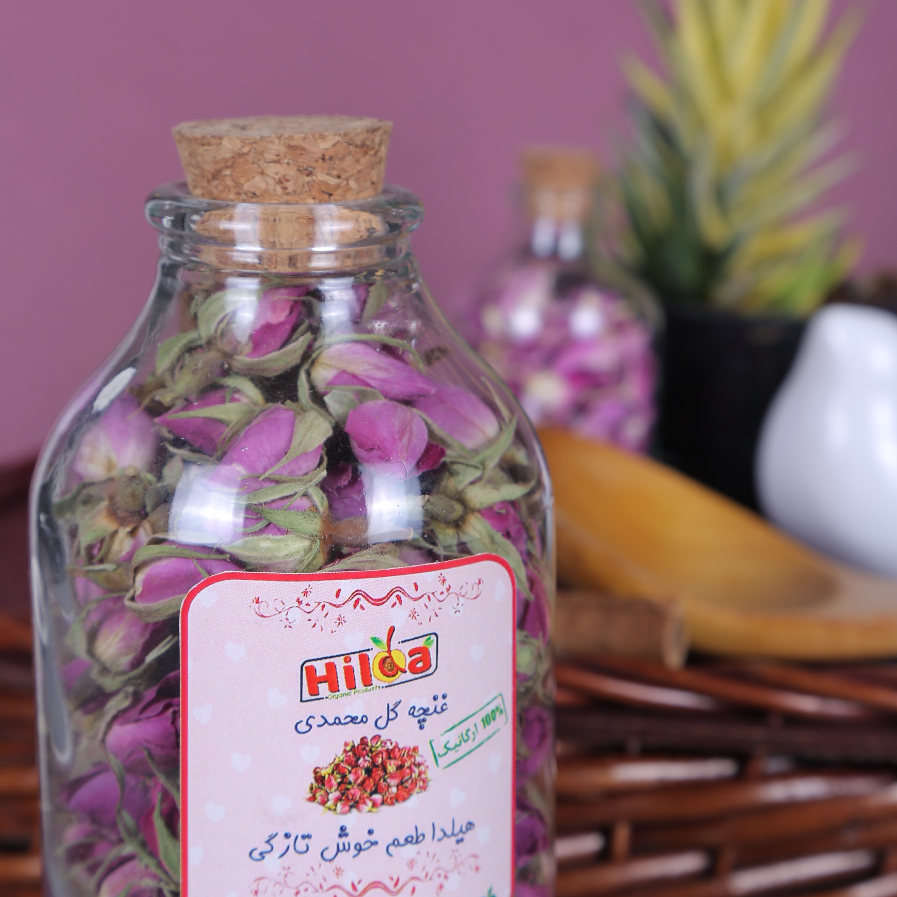 غنچه گل محمدی درجه یک و ممتاز لاله زار (ارسال رایگان) عطر و طعم فوق العاده (کیفیت عالی) 1000 گرم