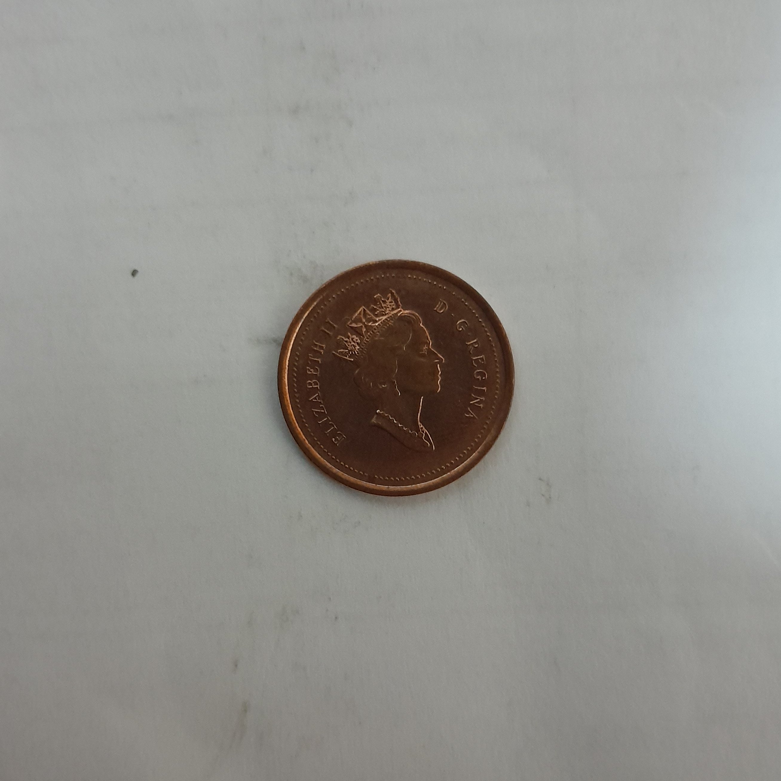 سکه 1 سنت کانادا 2001