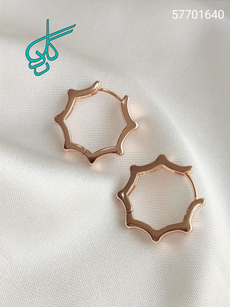 خرید گوشواره حلقه ای شیک و خاص مارک ژوپینگ کد 1615358 - ردگل