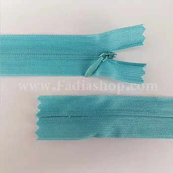 زیپ مخفی 20 آبی بنتون روشن