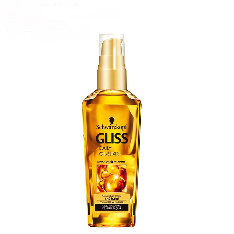 ترمیم کننده موی خشک و آسیب دیده روغن آرگان گلیس Schwarzkopf GLISS حجم 75 میلی لیتر | فروشگاه اینترنتی تاتا کالا