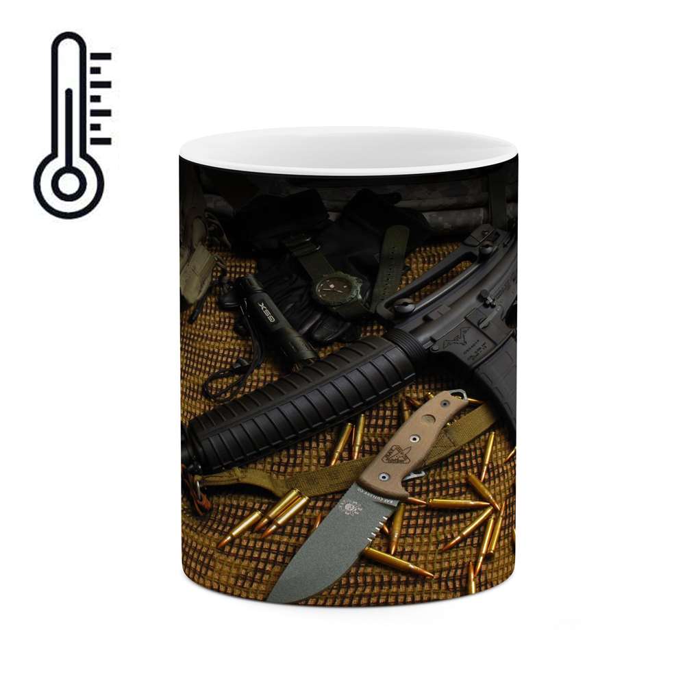 ماگ حرارتی طرح تفنگ M16 مدل mgph15691