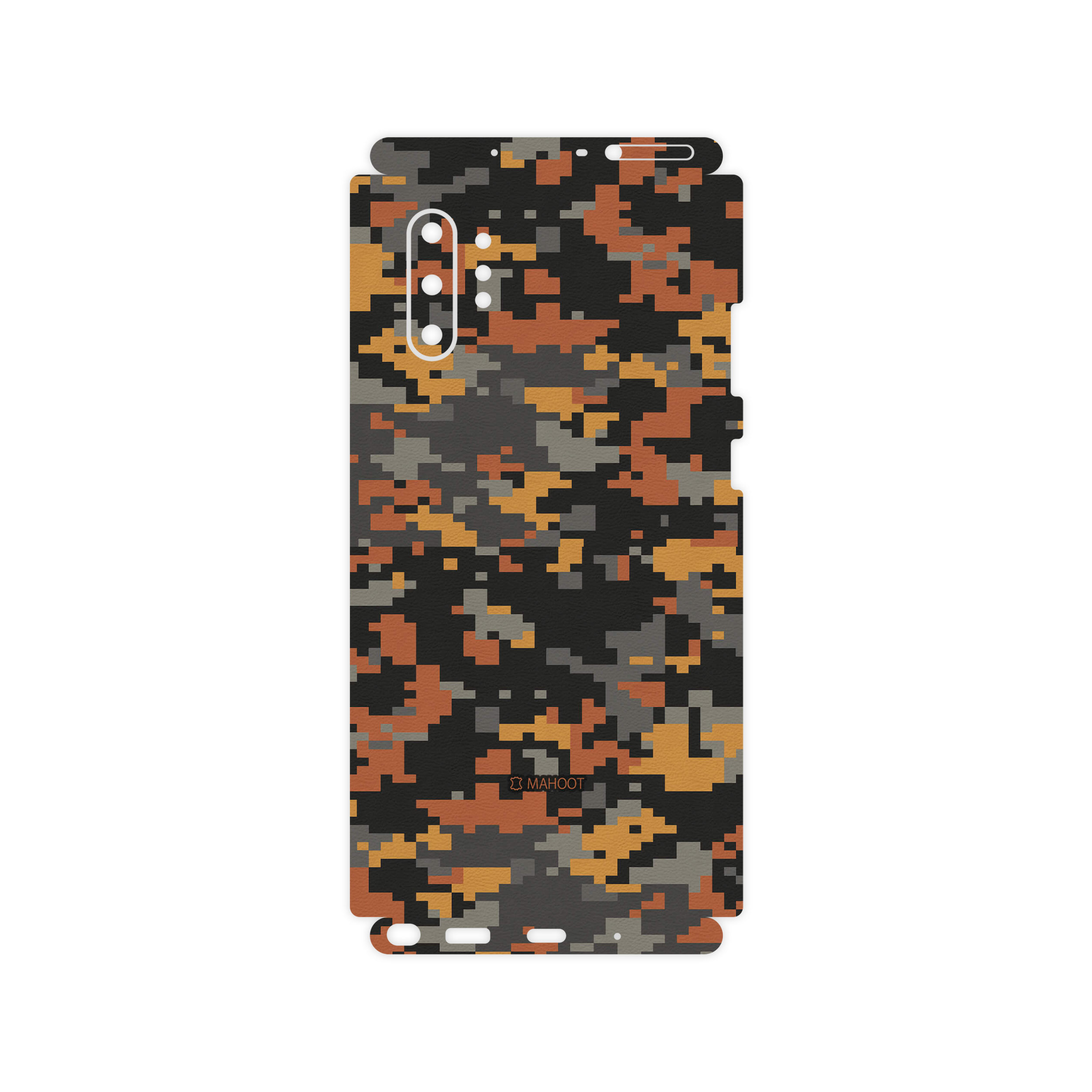 برچسب پوششی ماهوت مدل Army-Autumn-pixel-FullSkin مناسب برای گوشی موبایل سامسونگ Galaxy Note10Plus