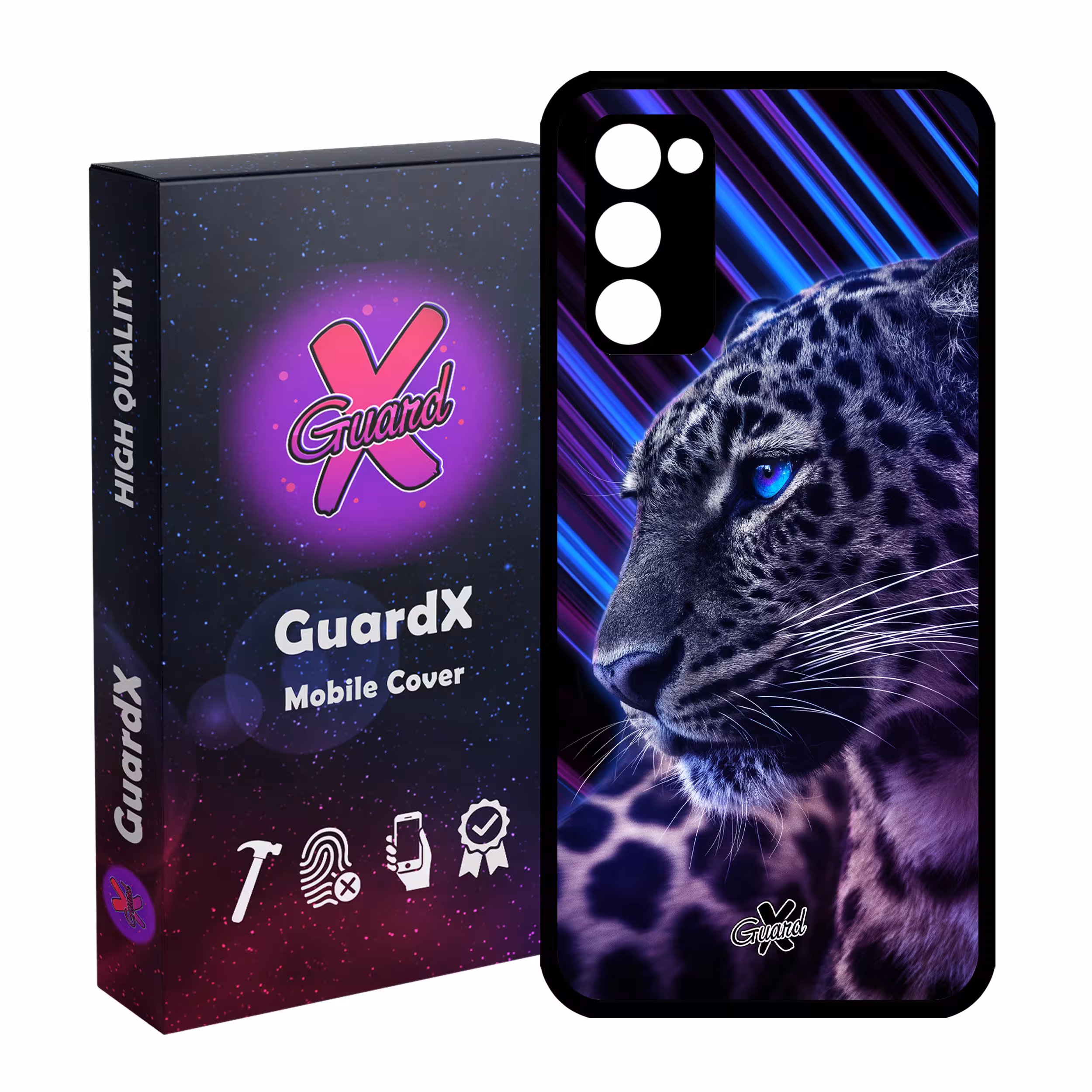 کاور گارد ایکس طرح Leopard مدل Glass10206 مناسب برای گوشی موبایل سامسونگ Galaxy S20 FE