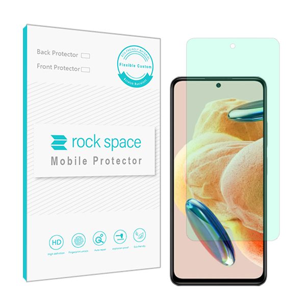 گلس شیائومی Redmi Note 12 Pro 4G مدل نانو هیدروژل گرین لایت برند راک اسپیس کد S