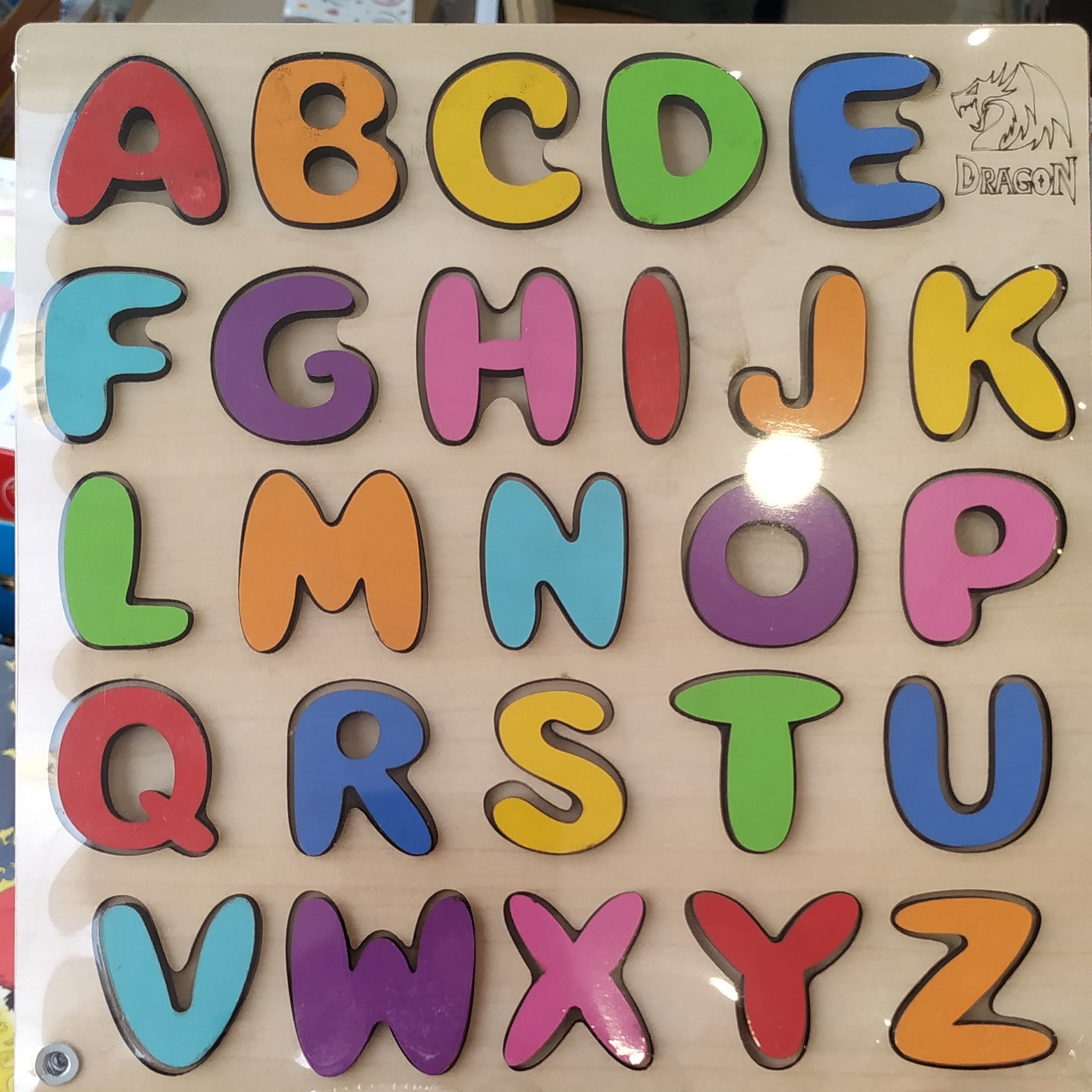 تخته وایت برد و حروف انگلیسی 