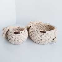 سبد قلاب بافی تریکو برفی کد 251 مجموعه دو عددی