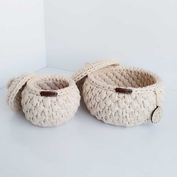 سبد قلاب بافی تریکو برفی کد 251 مجموعه دو عددی