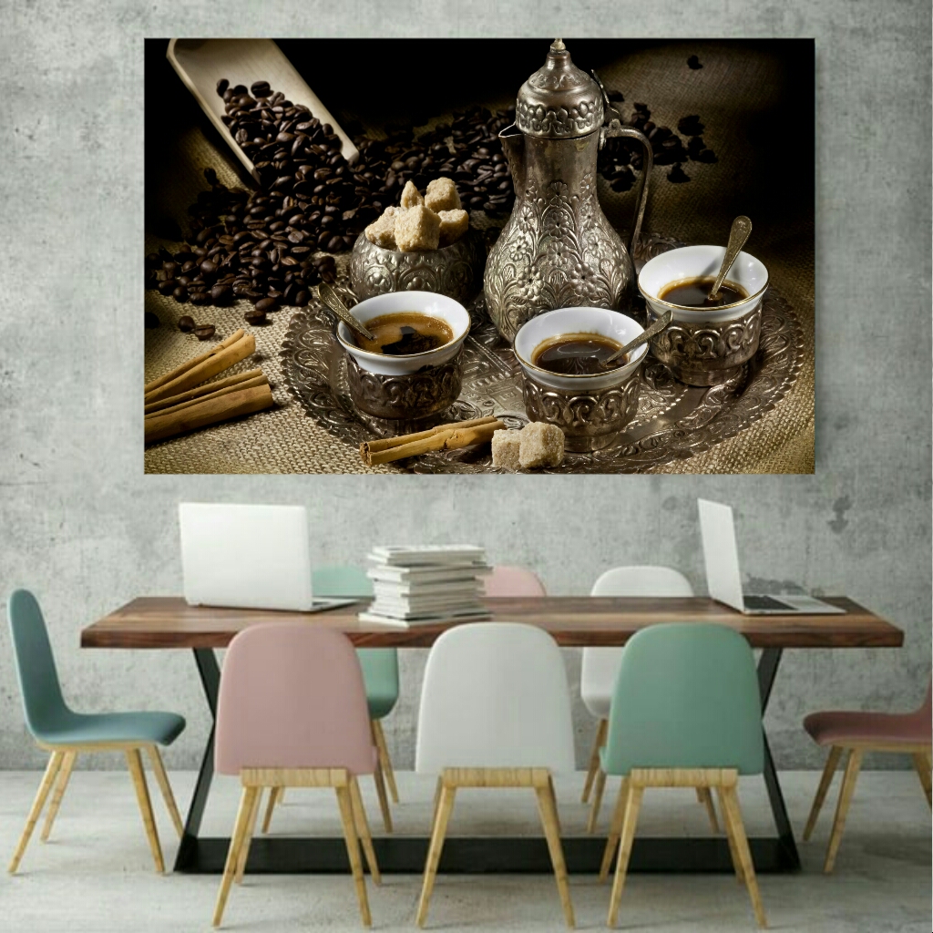 تابلو بوم مدل قهوه کد AR244