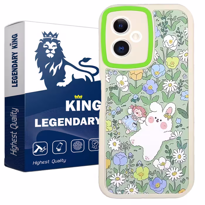 کاور لجندری کینگ مدل باغ مناسب برای گوشی موبایل شیائومی Redmi Note 12