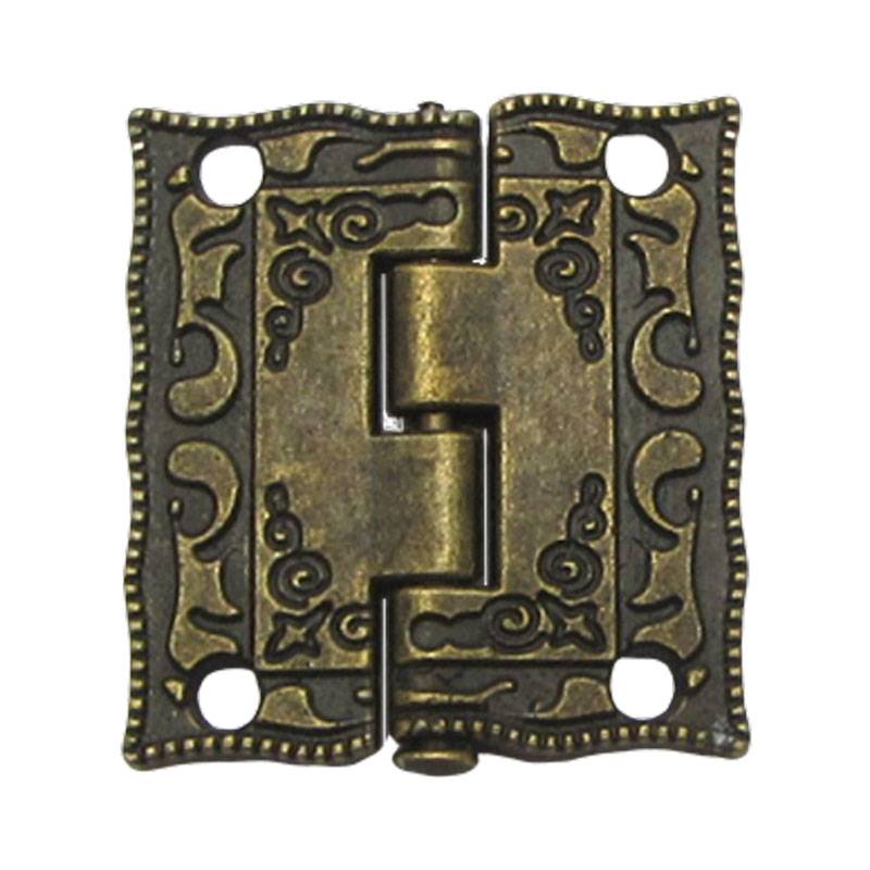 لولا آنتیک طرح دار مستطیلی زیتونی 180 درجه طول 25 میلی‌متر