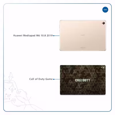 برچسب پوششی ماهوت مدل Call-of-Duty-Game مناسب برای تبلت هوآوی Mediapad M6 10.8 2019