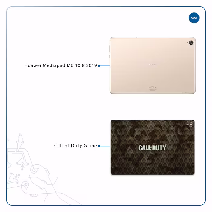 برچسب پوششی ماهوت مدل Call-of-Duty-Game مناسب برای تبلت هوآوی Mediapad M6 10.8 2019