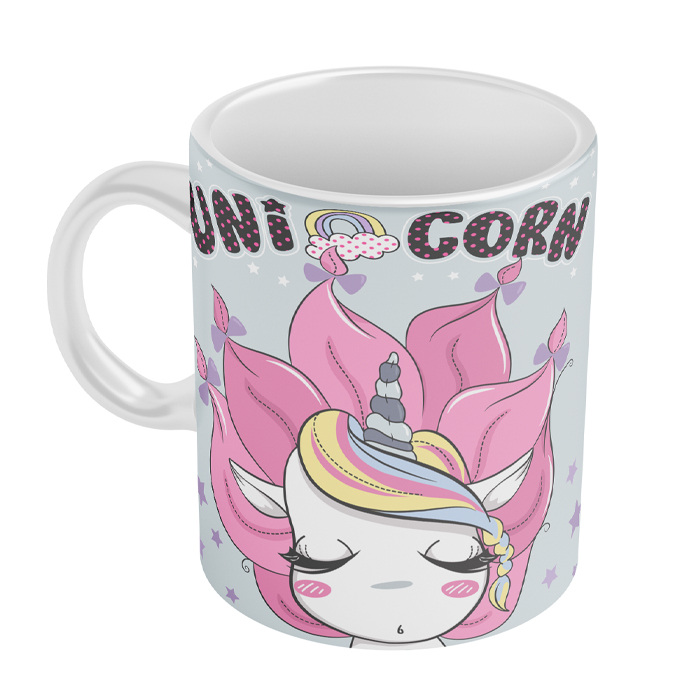 ماگ مدل فانتزی طرح یونیکورن