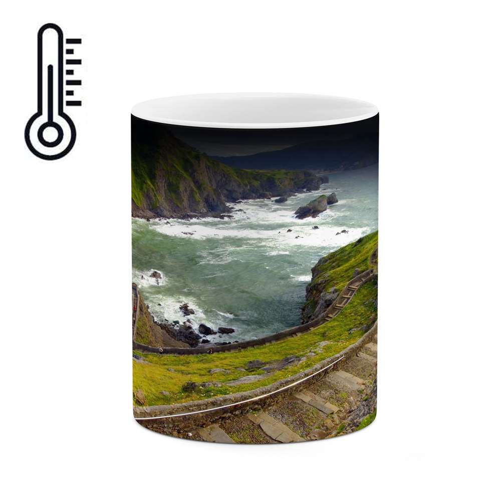 ماگ حرارتی کاکتی طرح منظره مدل mgh17804