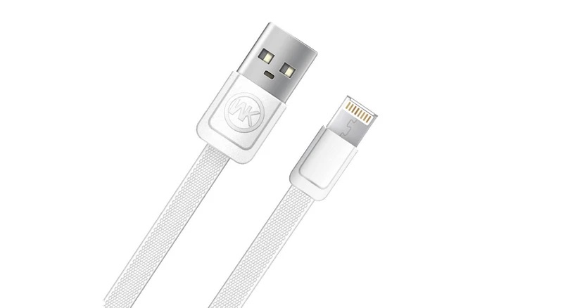 کابل تبدیل USB به micro USB دابلیو کی مدلWDC-009 به طول 1 متر به همراه کابل تبدیل USB به microUSB به طول 16 سانتیمتر