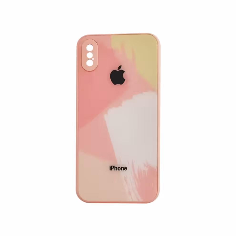 کاور مدل glass - silicone مناسب برای گوشی موبایل اپل iphone X / XS