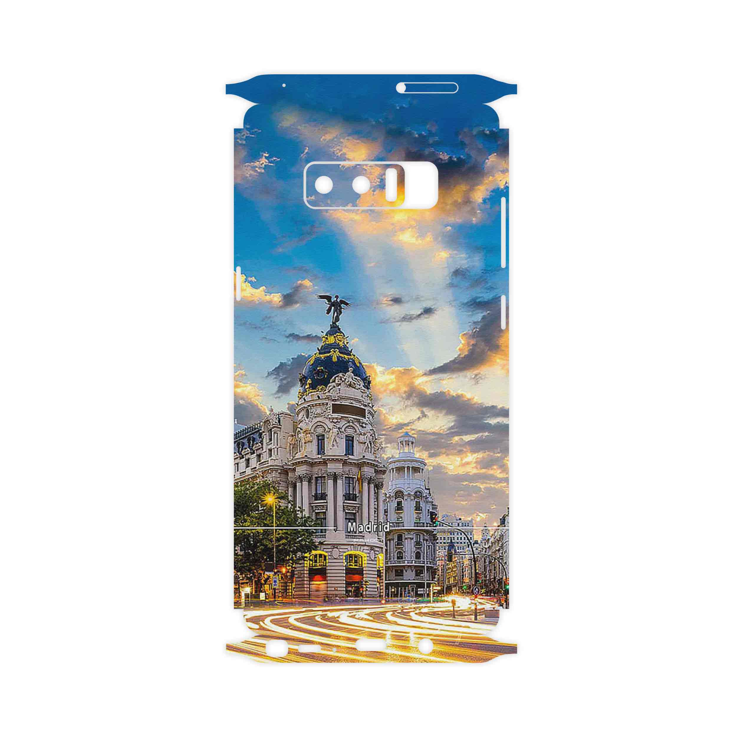 برچسب پوششی ماهوت مدل City of Madrid-FullSkin مناسب برای گوشی موبایل سامسونگ Galaxy Note 8