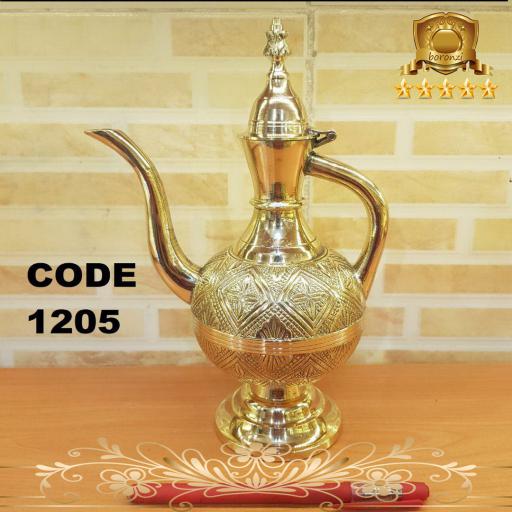 آفتابه برنجی توپی کد 1205