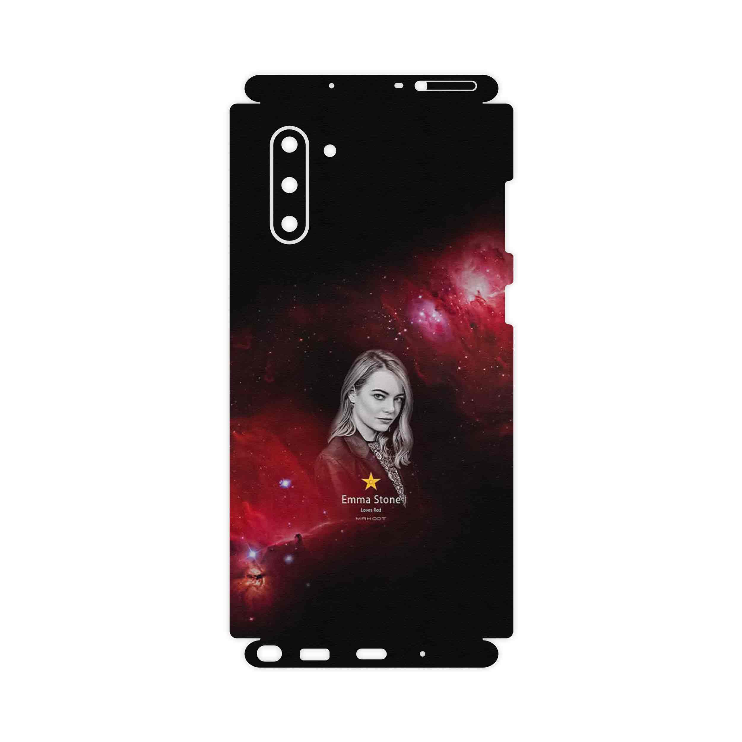 برچسب پوششی ماهوت مدل Emma Stone-FullSkin مناسب برای گوشی موبایل سامسونگ Galaxy Note 10