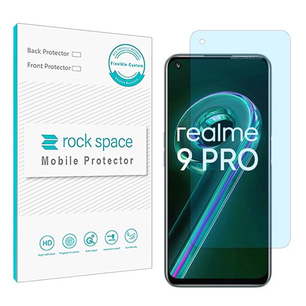 گلس ریلمی 9 Pro مدل نانو هیدروژل آنتی بلو برند راک اسپیس کد S