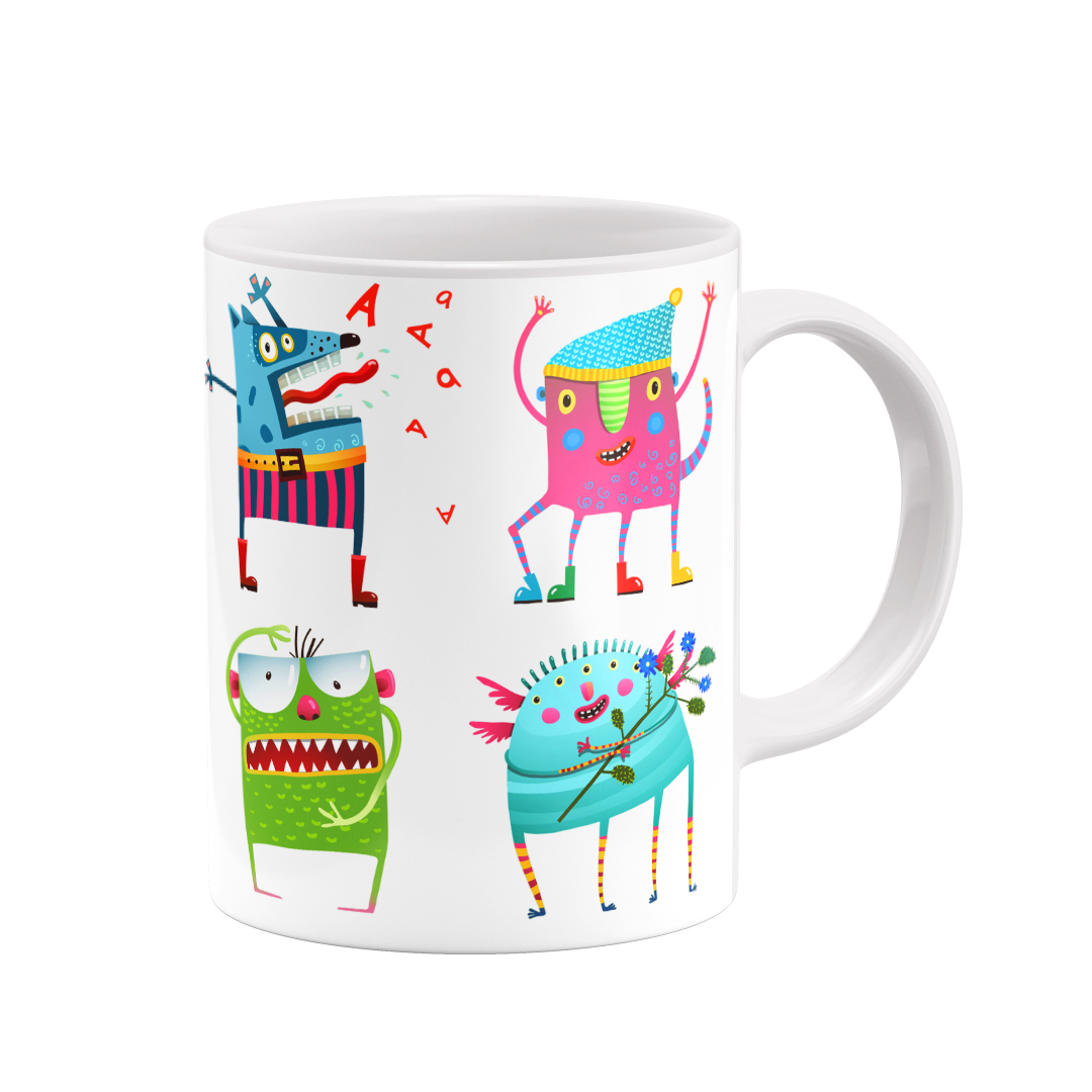 ماگ طرح هیولاها کد 26