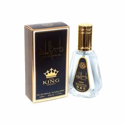 عطر مردانه خنک تاج الملک کینگ ارض الزعفران - 50 میل