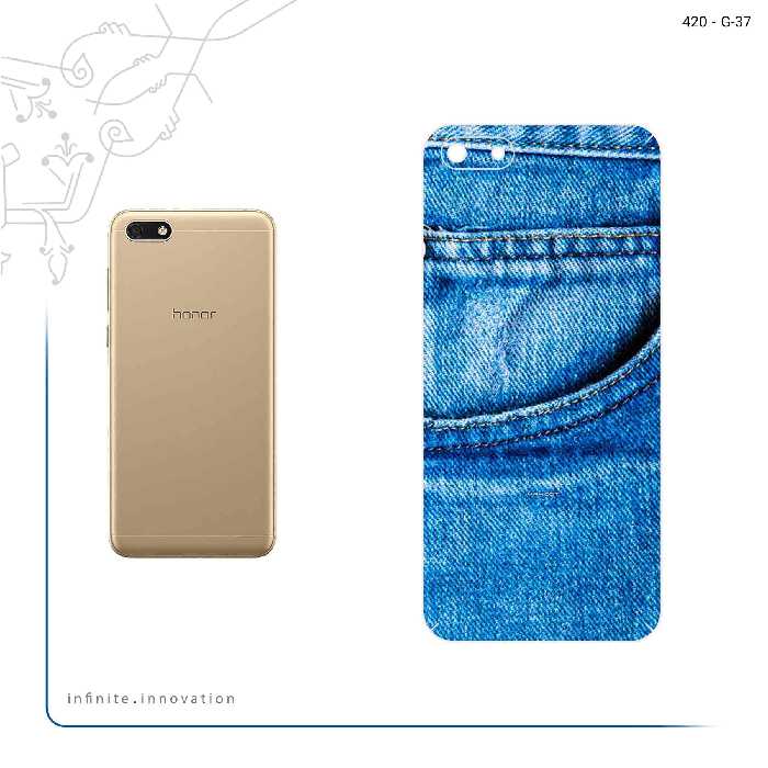 برچسب پوششی ماهوت مدل Fabric Texture 7 مناسب برای گوشی موبایل آنر 7S