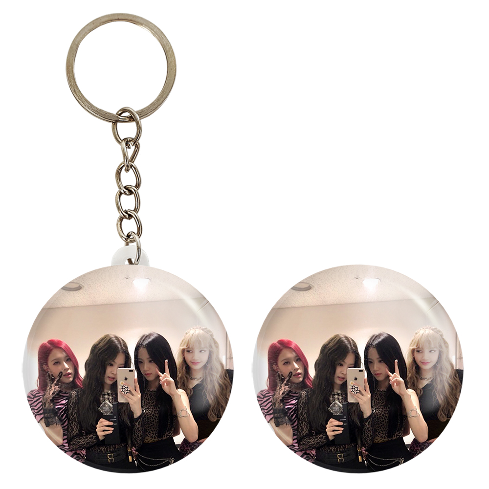 پیکسل خندالو مدل گروه بلک پینک کد 14568 به همراه جاکلیدی