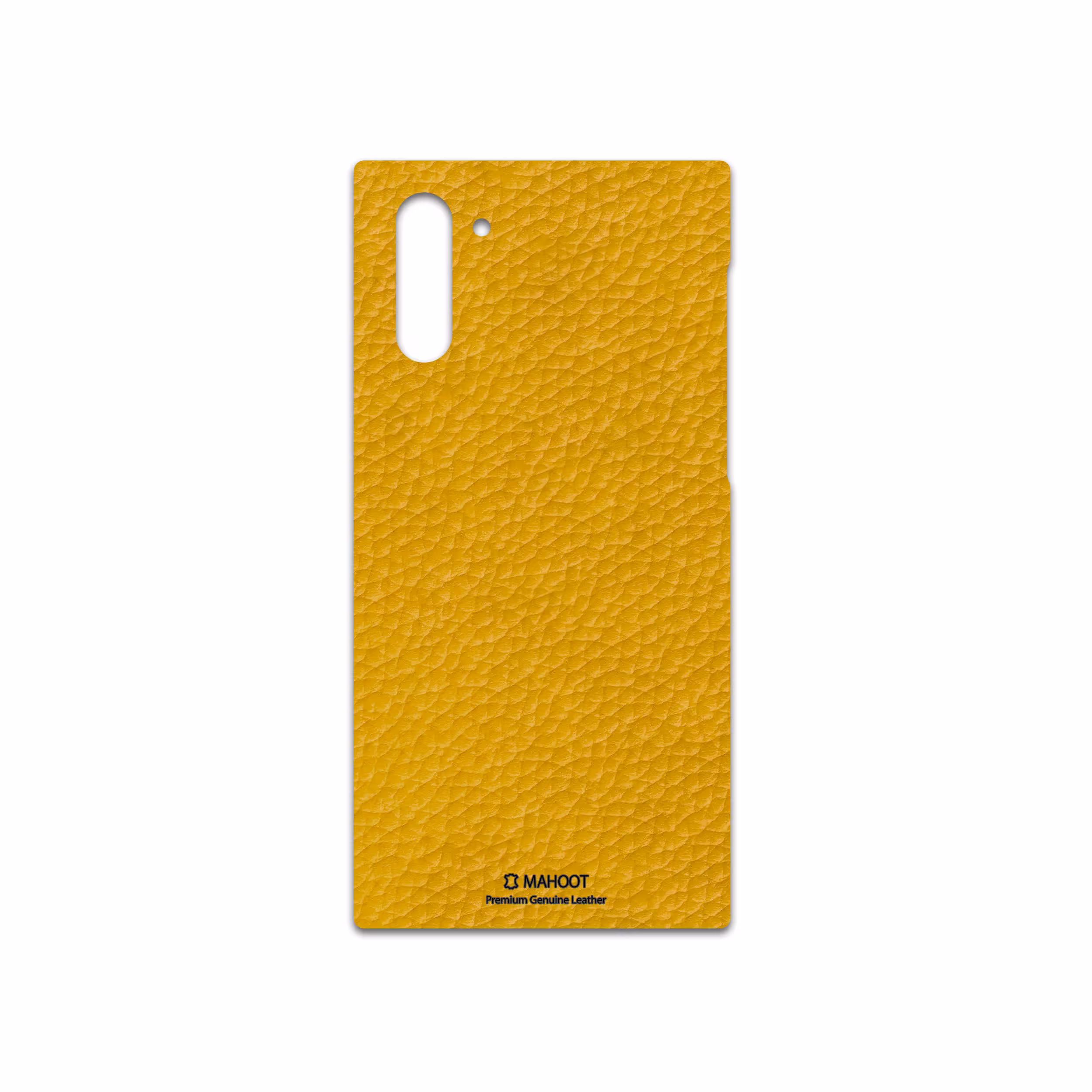 برچسب پوششی ماهوت مدل Mustard-Leather مناسب برای گوشی موبایل سامسونگ Galaxy Note 10
