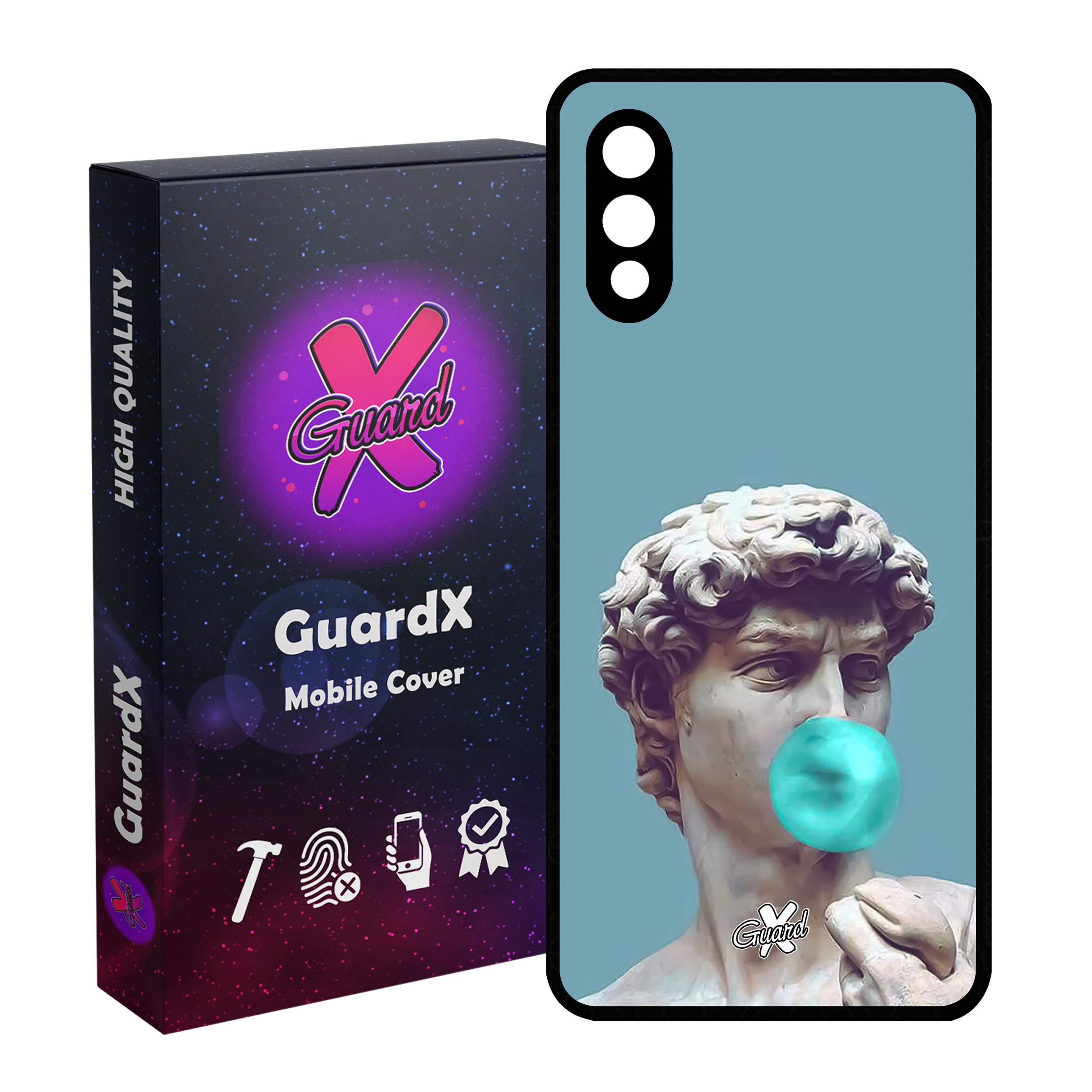 کاور گارد ایکس طرح Art مدل Glass10050 مناسب برای گوشی موبایل سامسونگ Galaxy A02 / M02