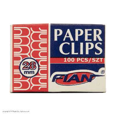 گیره کاغذ فلن کد 120059 بسته 100 عددی